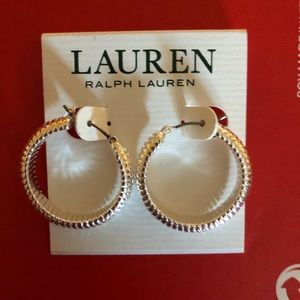 Ralph Lauren Hoop Earings